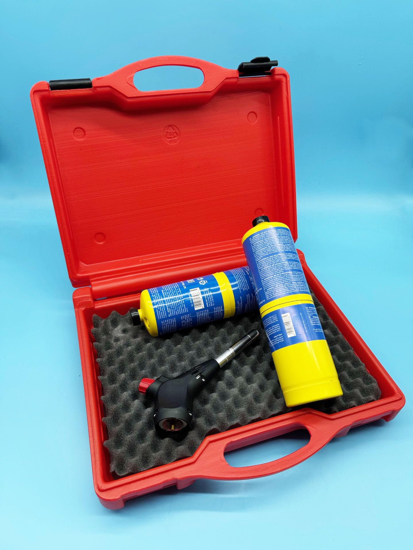 Soplete Profesional a Gas | Kit Soplete + 2 Recambios de Gas 400gr | Kit Profesional de Soldadura