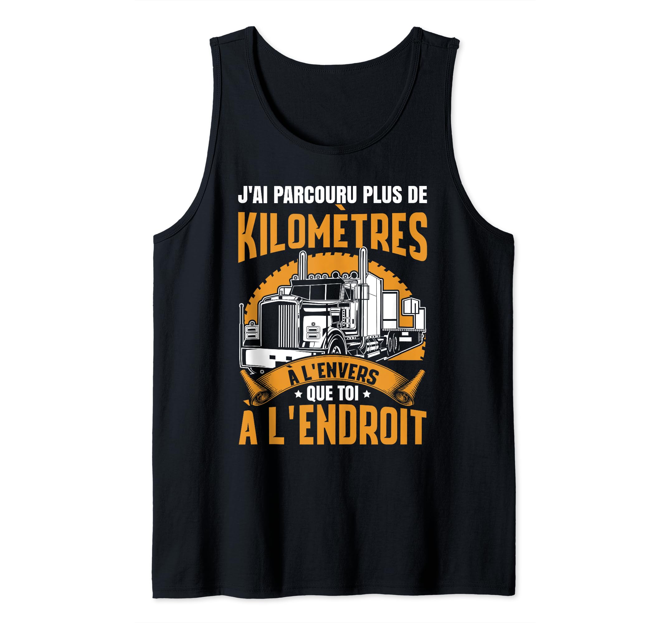 Débardeur Humour "Homme Conducteur Camion" – Pour Camionneur – Cadeau Père, Oncle, Grand-père – Taille Unique Légère