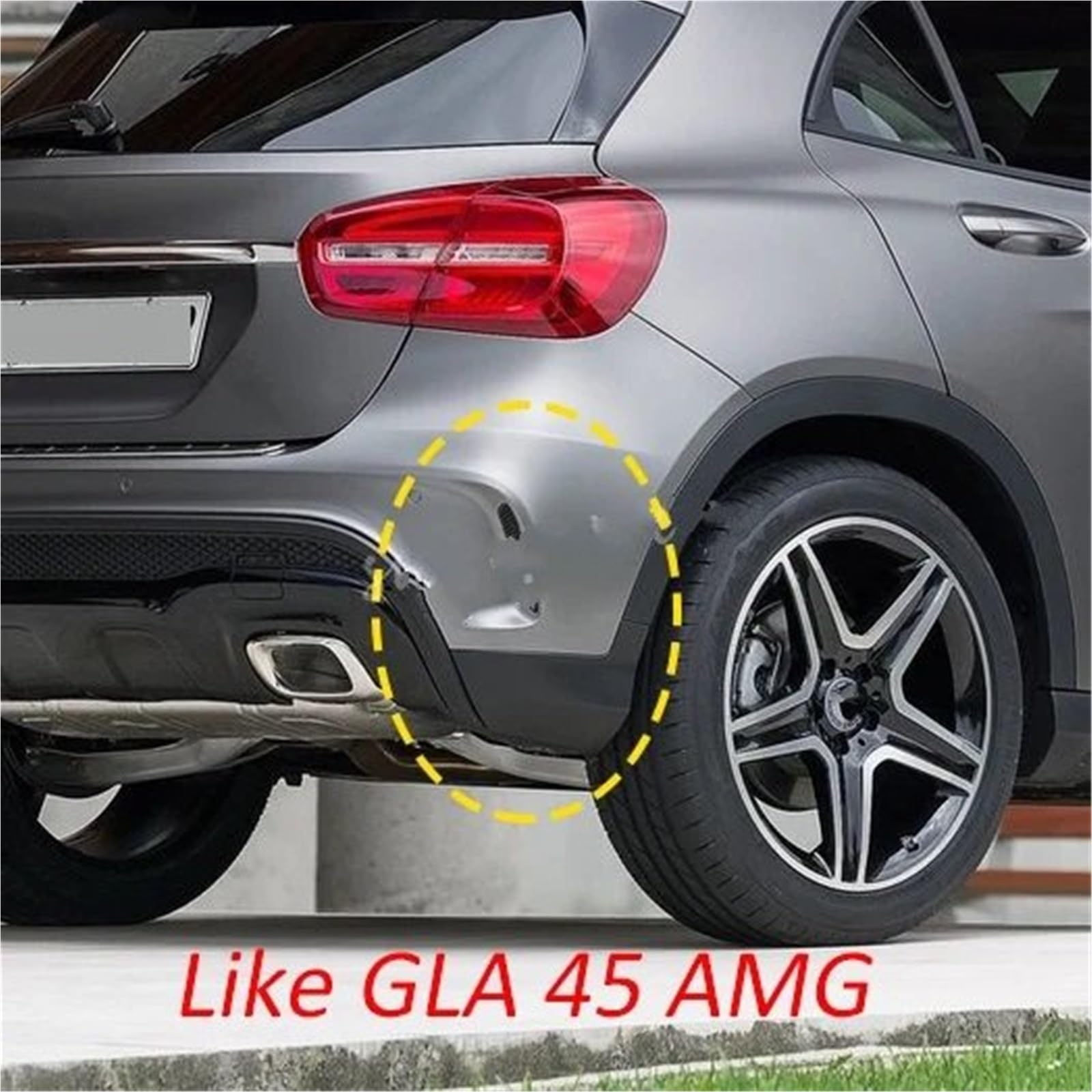 Pare-boue d'aile Garde-boue de voiture Convient pour classe GLA 180 200 220 250 GLA45 AMG (X156) 2014 – 2020, accessoires(Like GLA45 AMG)