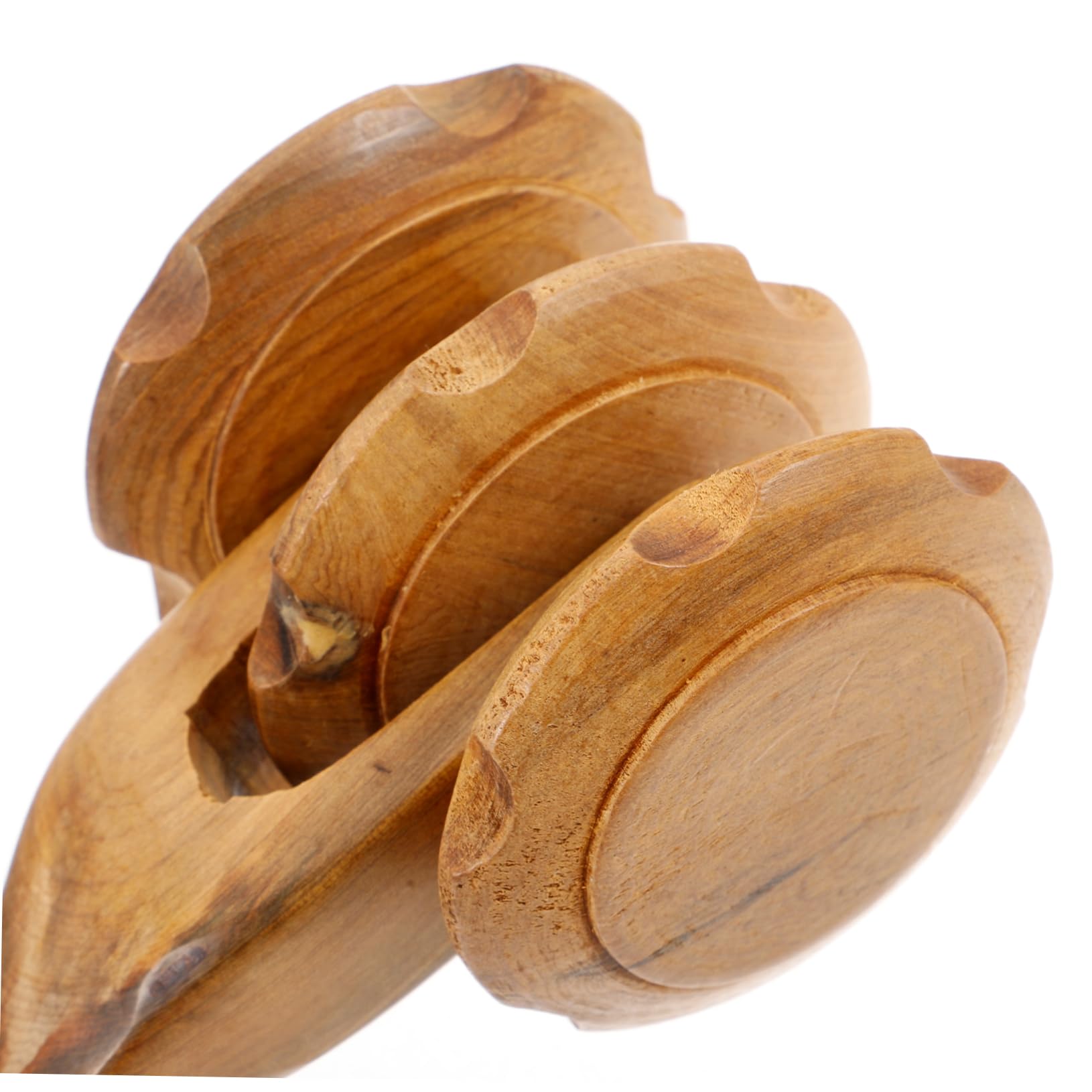 Healeved 3 Piezas Masajeador De Rodillos Circulación Hombro Músculo Masajistas Masajeador De Mano Roller De Masaje Para Herramientas De Masaje Manual De Madera