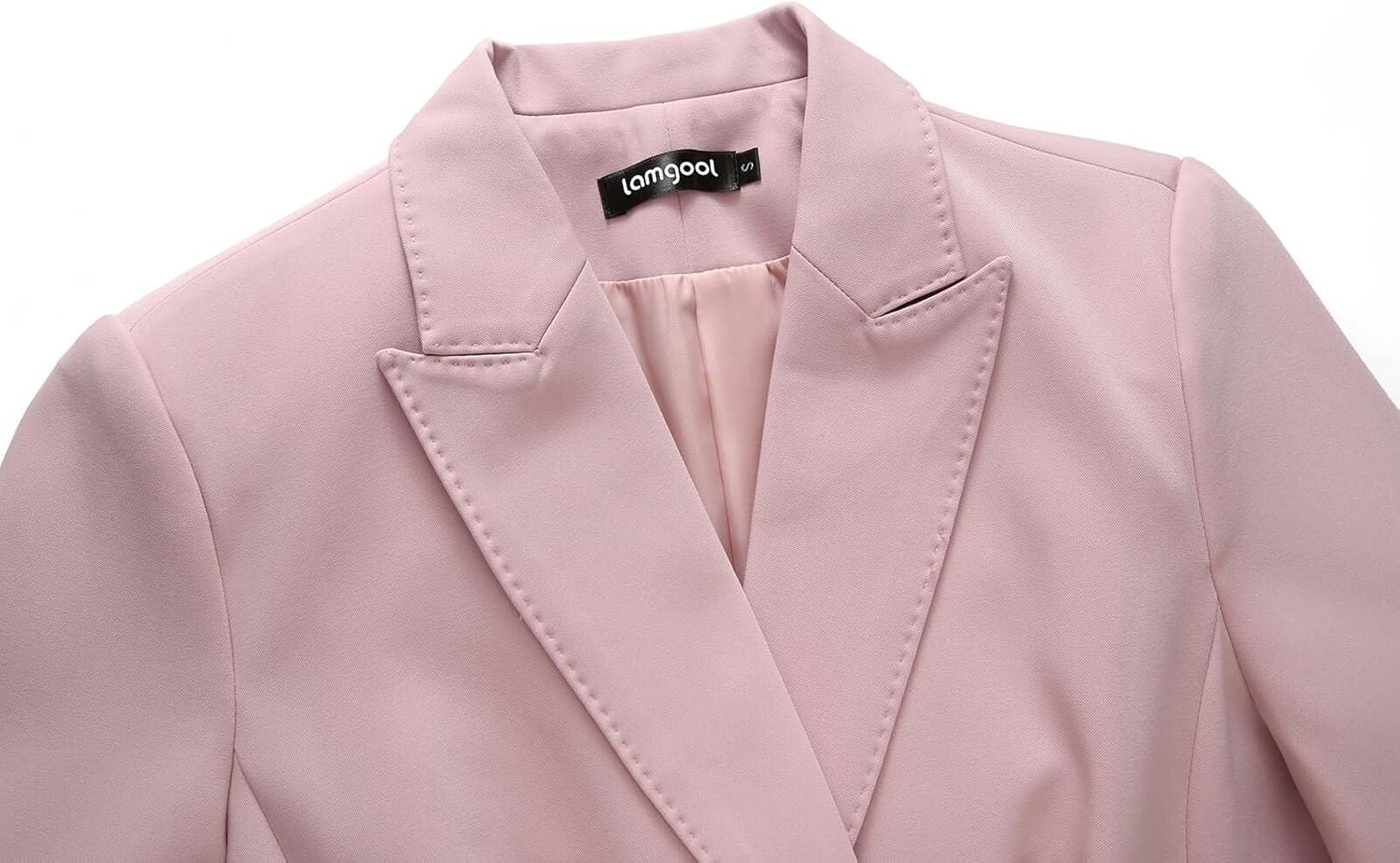 Lamgool Women Pants Suit Double Breasted 2 Piece Blazer Set Work Casual Jacket Outfits for Business - Image 5