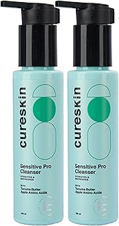 Sensitive Pro Cleanser with Tucuma Butter & Apple Extracts for Sensitive Skin Face Wash, 100 ml (Pack of 2)