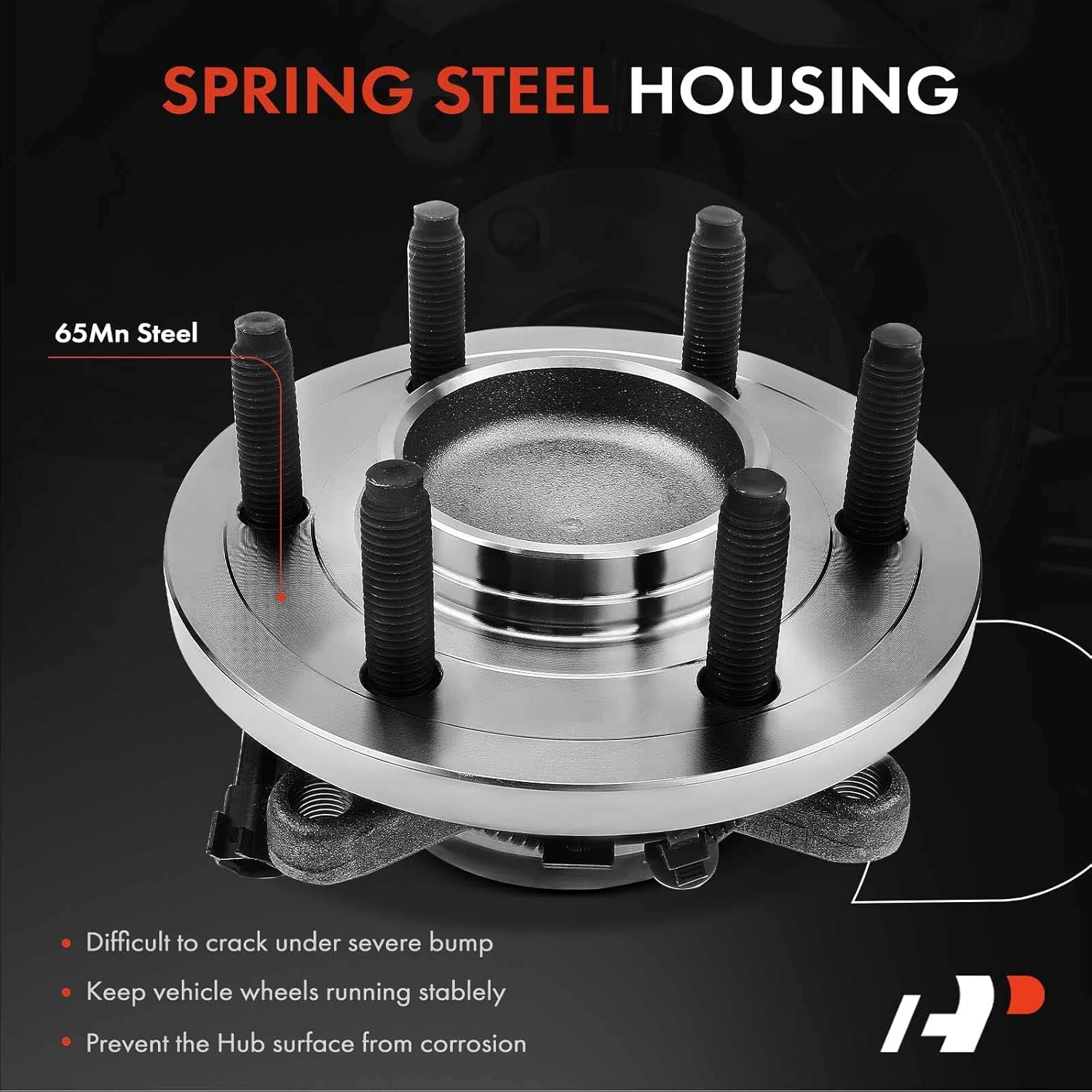 A-Premium Front Wheel Bearing and Hub Assembly with ABS & 6-Lug Compatible with Ford F-150 F150 2011-2014, Expedition 2011-2014 & Lincoln Navigator 2011-2014, RWD Only