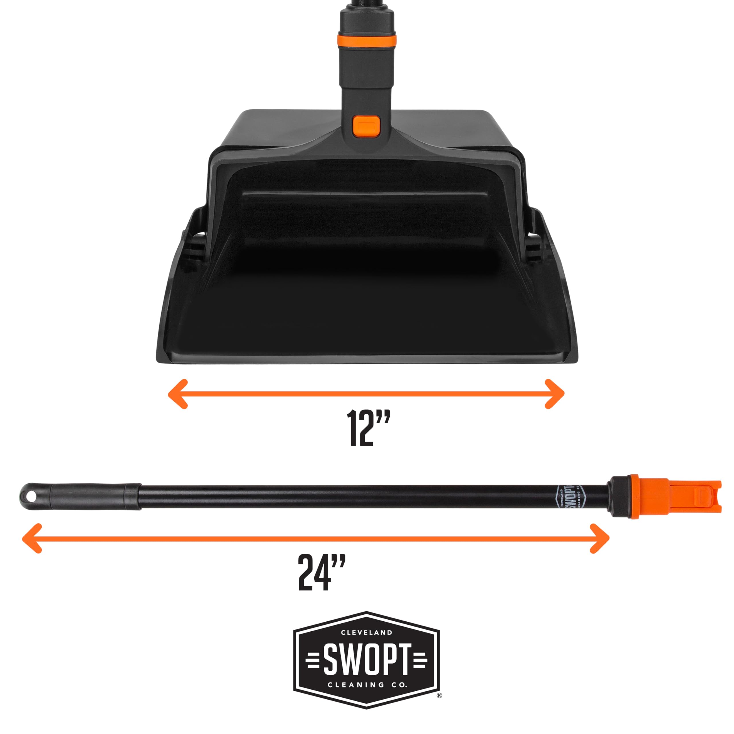 Swopt 5144C2 SWOPT 12 - Sartén vertical para el polvo, diseño ergonómico que elimina la necesidad de doblar mientras limpias