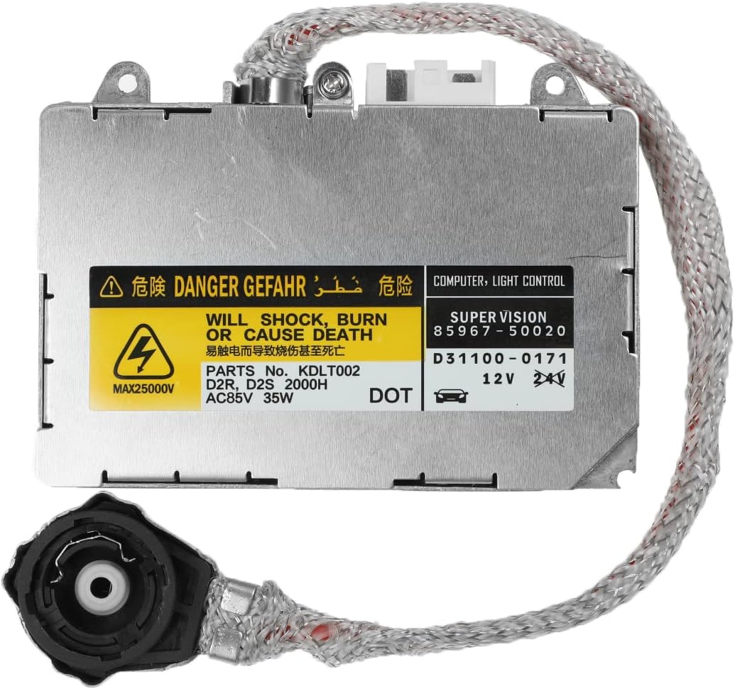 YAOPEI Xenon HID Headlight Ballast Control Module, 85967-50020 Compatible with Lexus ES300 ES330 IS300 LS430 RX300 Xenon Ballast HID Bulb Control Unit Computer Igniter Module