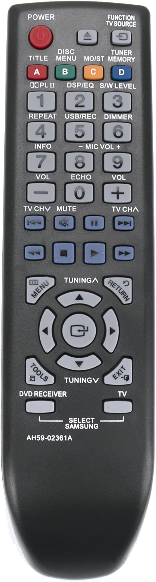 AH59-02361A Replacement Remote Control Work for Samsung Home Theater HT-D330K HT-D353HK HT-D350KF HT-D350K HT-D355K HT-D350K/ZD