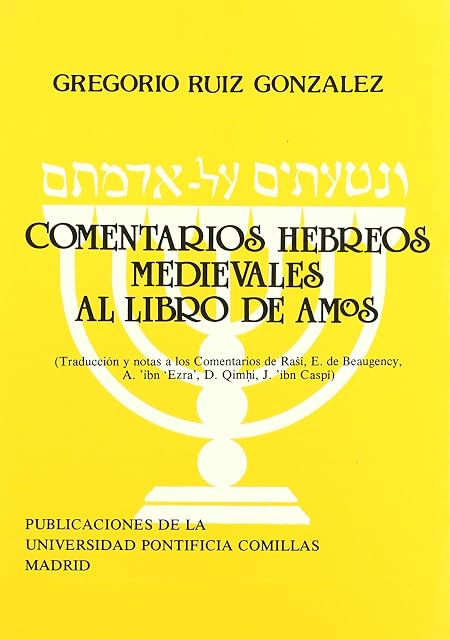 Portada de Comentarios hebreos medievales al libro de Amós