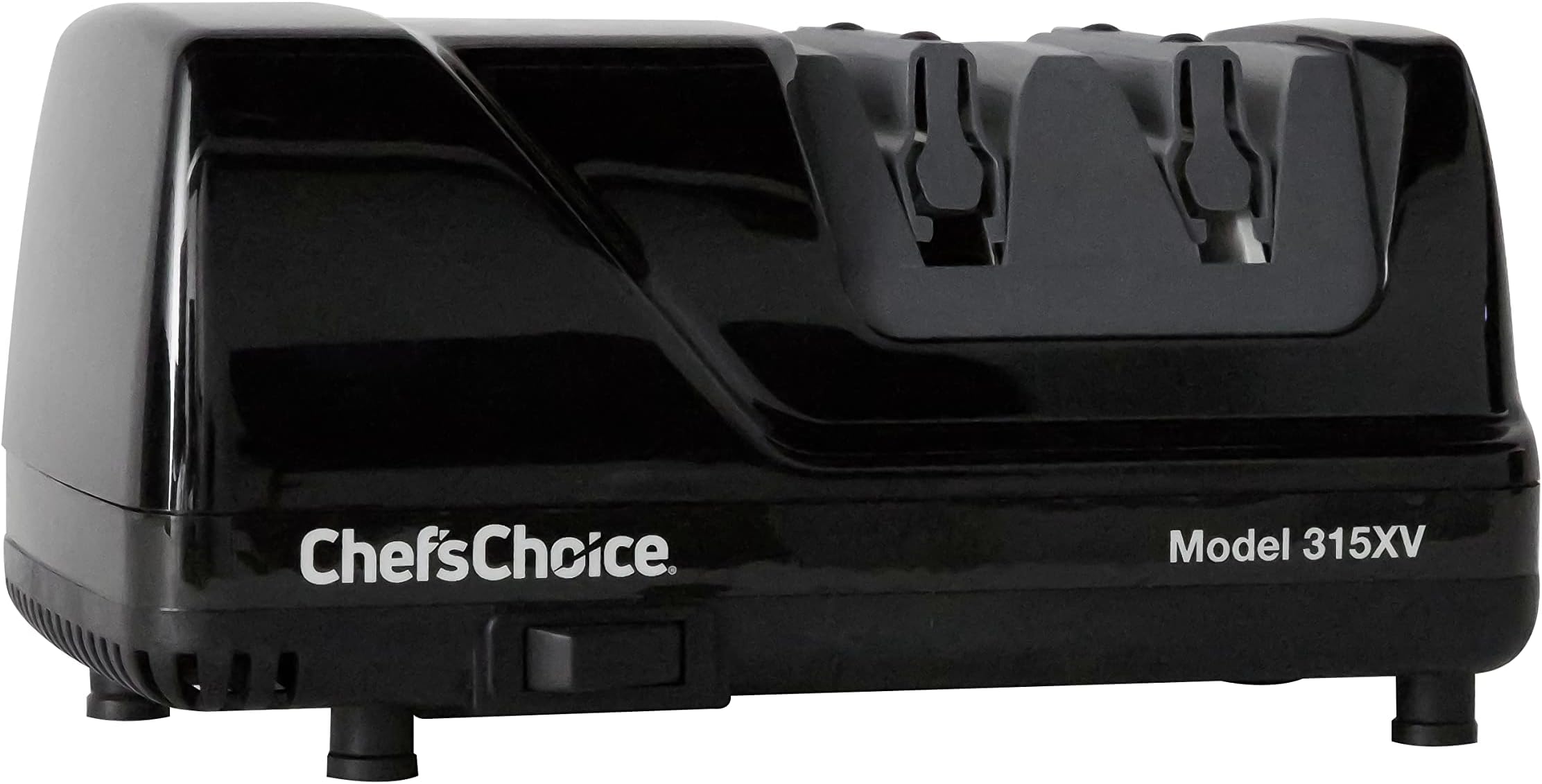 Chef's Choice 315 Versatile Professional Diamond with XV Technology for Straight Edge or Serrated Knives 15 & 20 Degree, 2-stage, Black