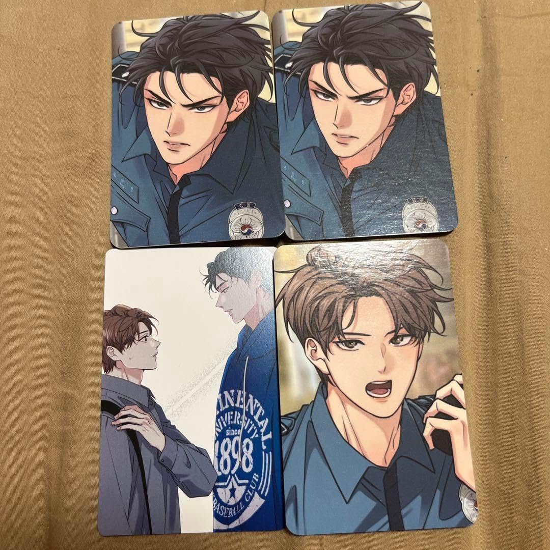 韓国bl lezhin レジン 韓国 解氷曲線 トレカ クリアカード 2点 レジン