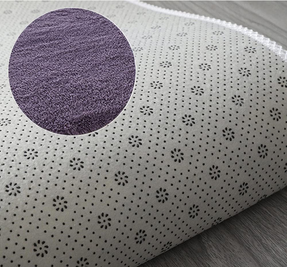Tapis doux pour chambre d'enfant et salon cosy violet grisâtre 200x290
