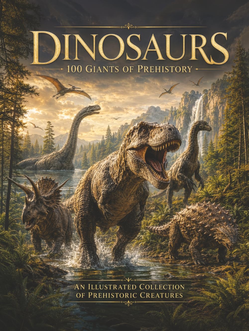 Dinosaurs: 100 Giants of Prehistory An Illustrated Collection of Prehistoric Creatures