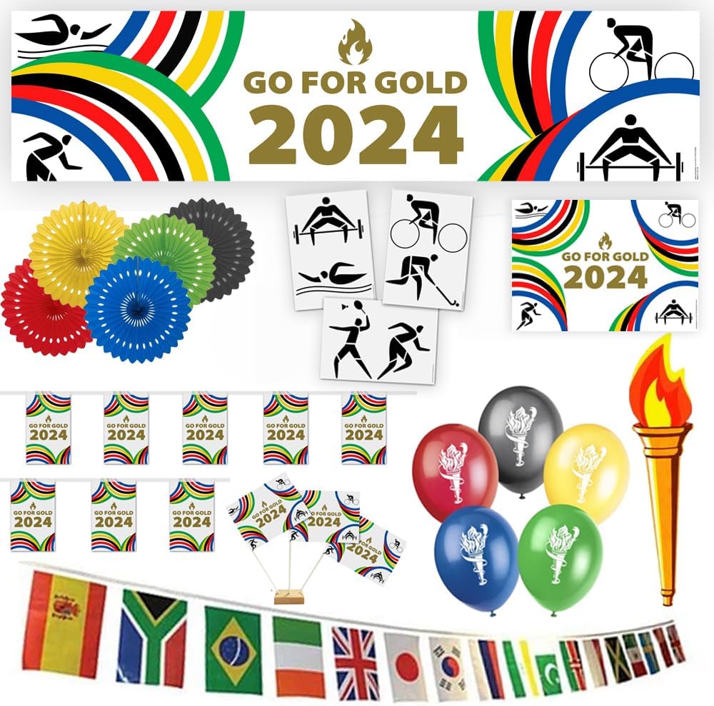 Summer World Games Athletics Decoration Pack