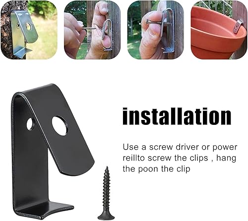 Miniatura 4 de Clips para macetas, paquete de 18 ganchos para macetas de terracota, soportes estándar de 3.5 a 8 pulgadas para macetas de arcilla, macetas de