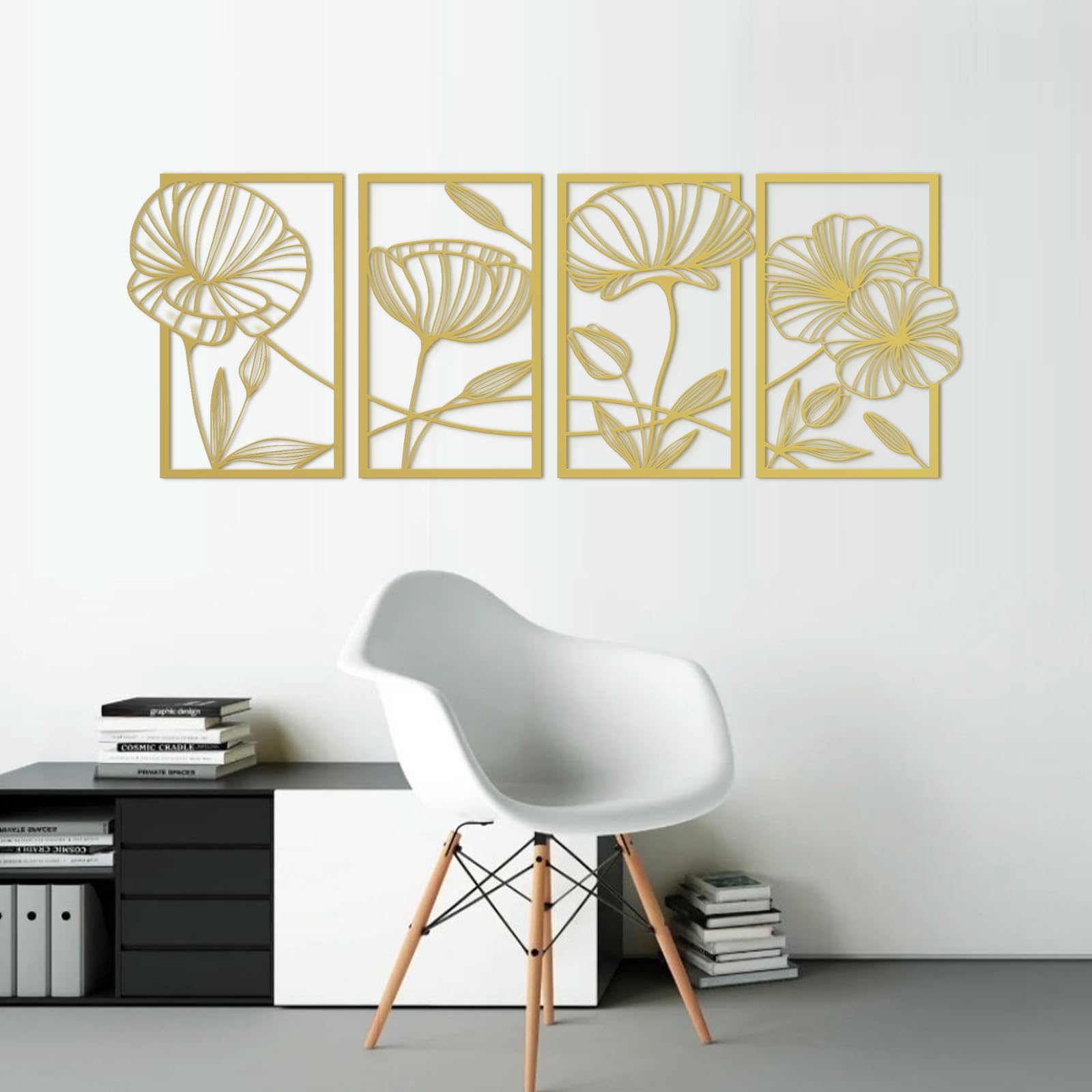 Lotus - Metalen wanddecoratie - Punt. | Posters voor ieder interieur