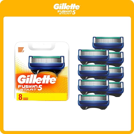 Gillette Fusion5 Start Yedek Erkek Tıraş Bıçağı 8'li