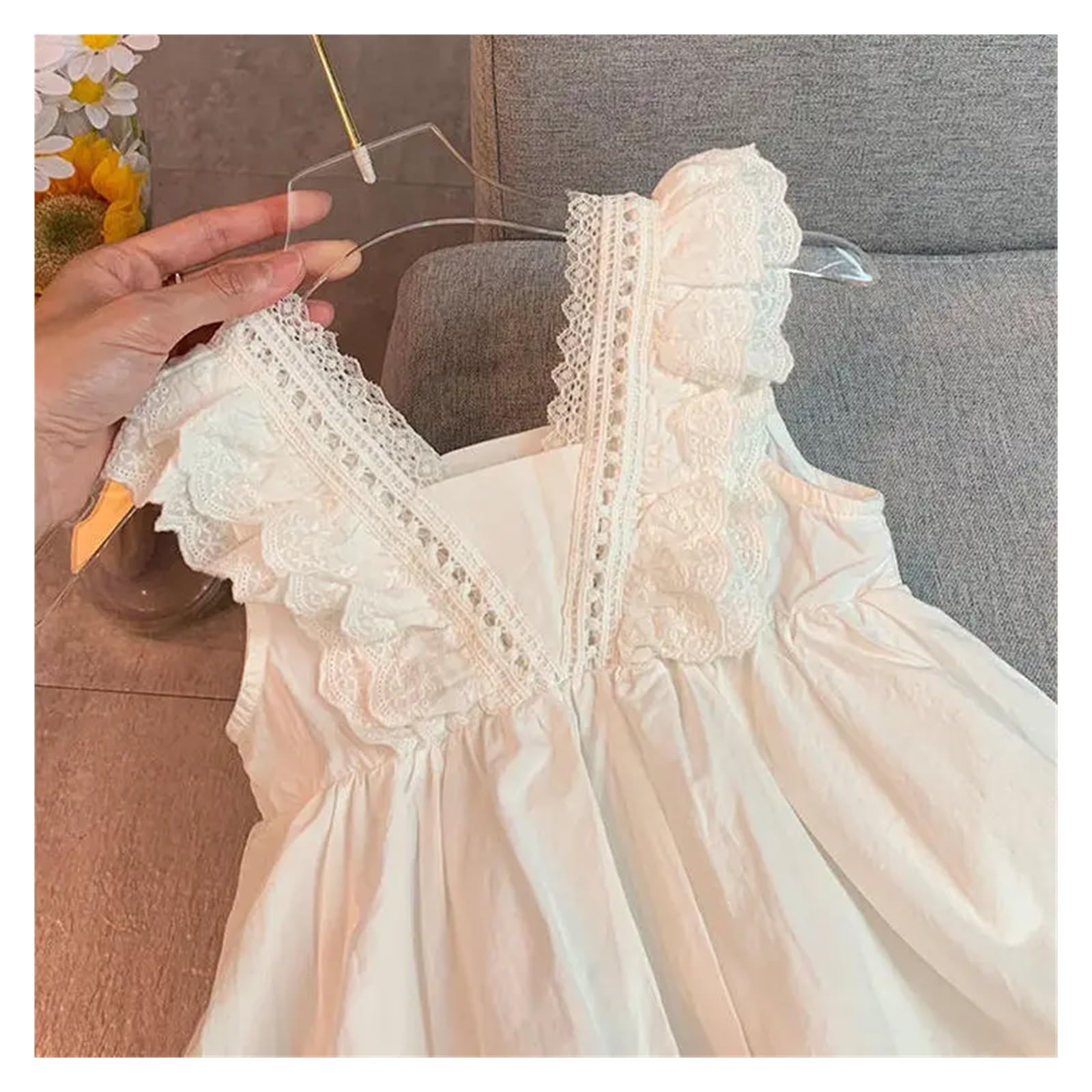 Vestido De Fiesta para NiñA Vestidos de Princesa for niñas, Vestidos de Princesa de Encaje, Ropa for niños, Vestidos de Fiesta de Boda(6 Years (Size 130))