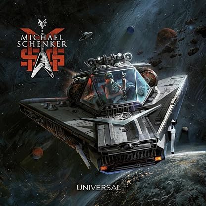 ATOMIC FIRE / ADA Universal (Vinil Dourado, Edição Limitada) por Michael Schenker Group, capa do álbum