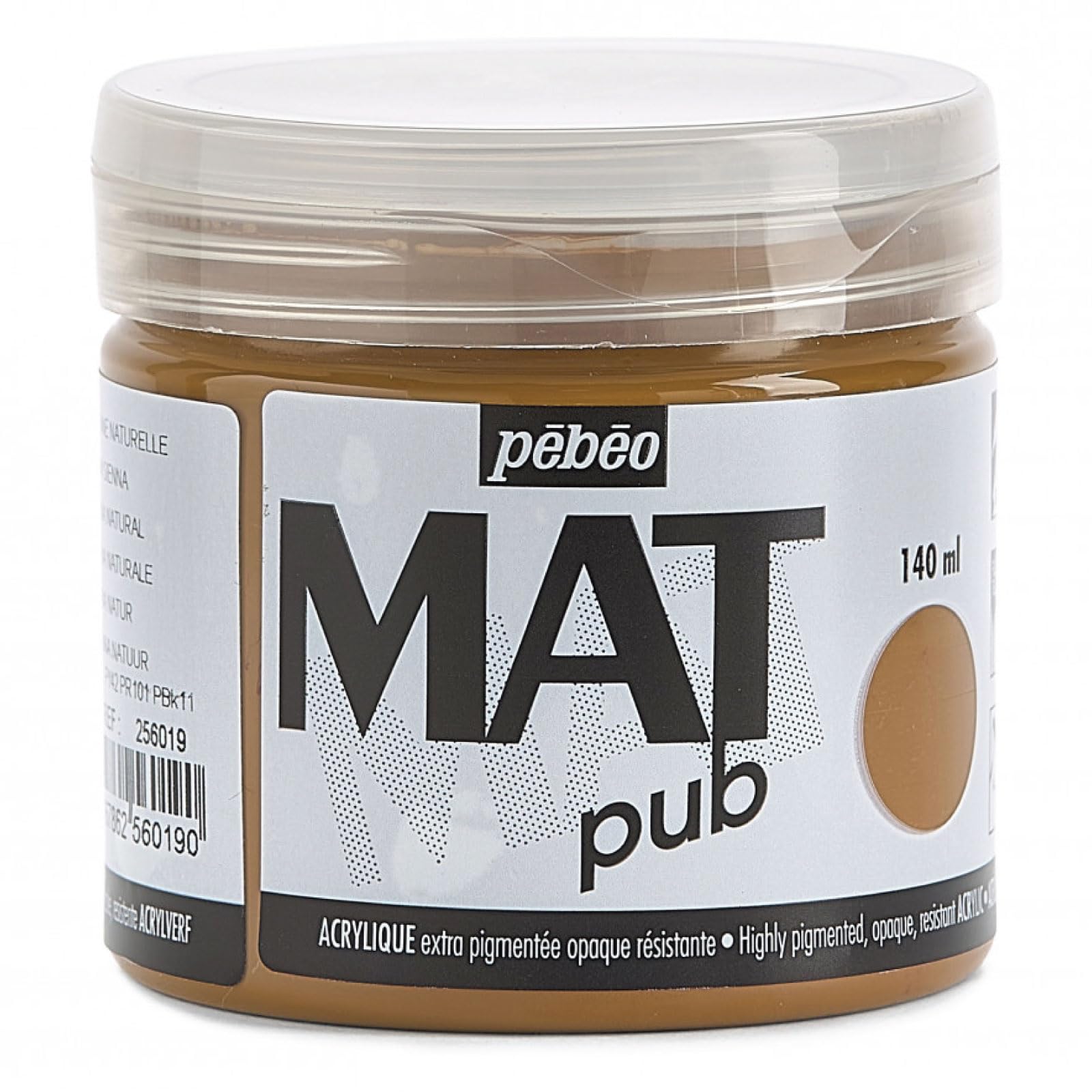 PEBEO Mat Pub, Raw Sienna, 140ml, 140 ml (Pack of 1)