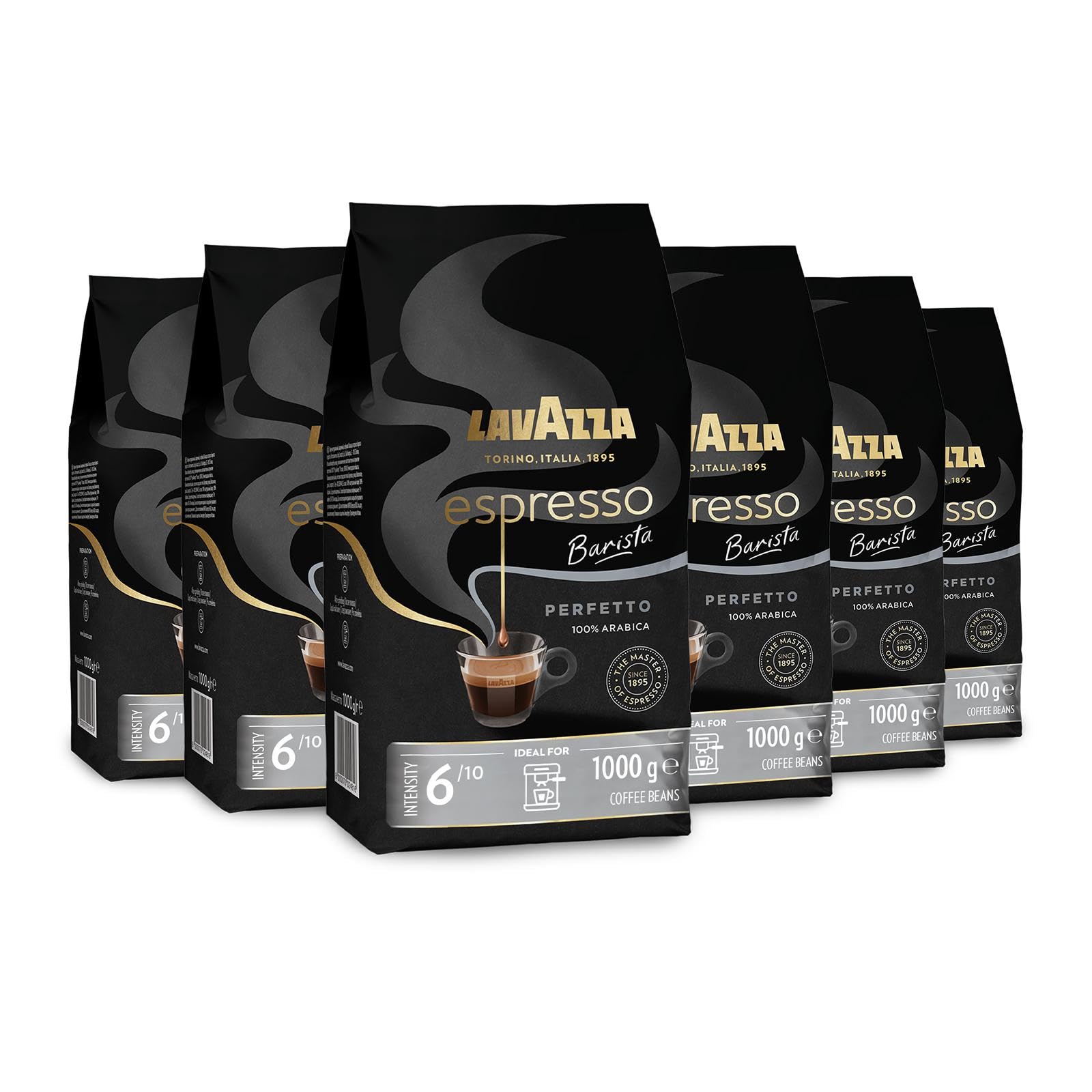 Lavazza - Café Espresso Barista Perfetto - Café Grain Italien - Paquet de 6 kg