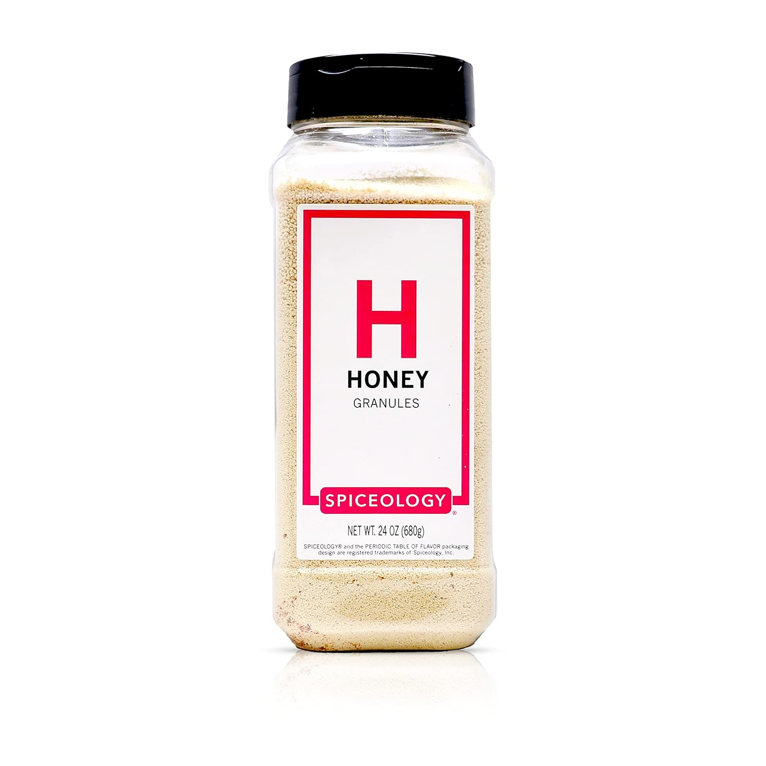 Spiceology – Honey Granules – Granulated Honey Crystals for Baking, Beverages, and Seasoning – Gluten-Free Sweetener for Tea, Coffee, Desserts, and More – 24 oz