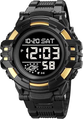 XCZAP Reloj de moda multifuncional para deportes al aire libre pantalla electrónica luminosa impermeable para hombre