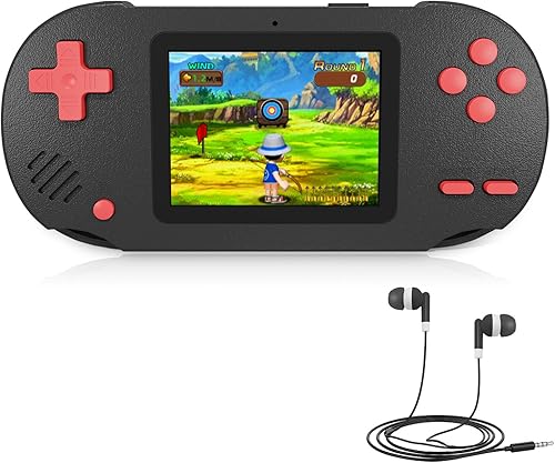 Consola de juegos portátil para niños, 300 juegos integrados, incluyendo 137 títulos clásicos de 16 bits. Cuenta con una pantalla grande de 3.0