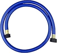 Vista 48 de Manguera de jardín de PVC de 1/2 pulgada, manguera de agua flexible con accesorios macho y hembra, sin fugas, resistente, para uso doméstico, al