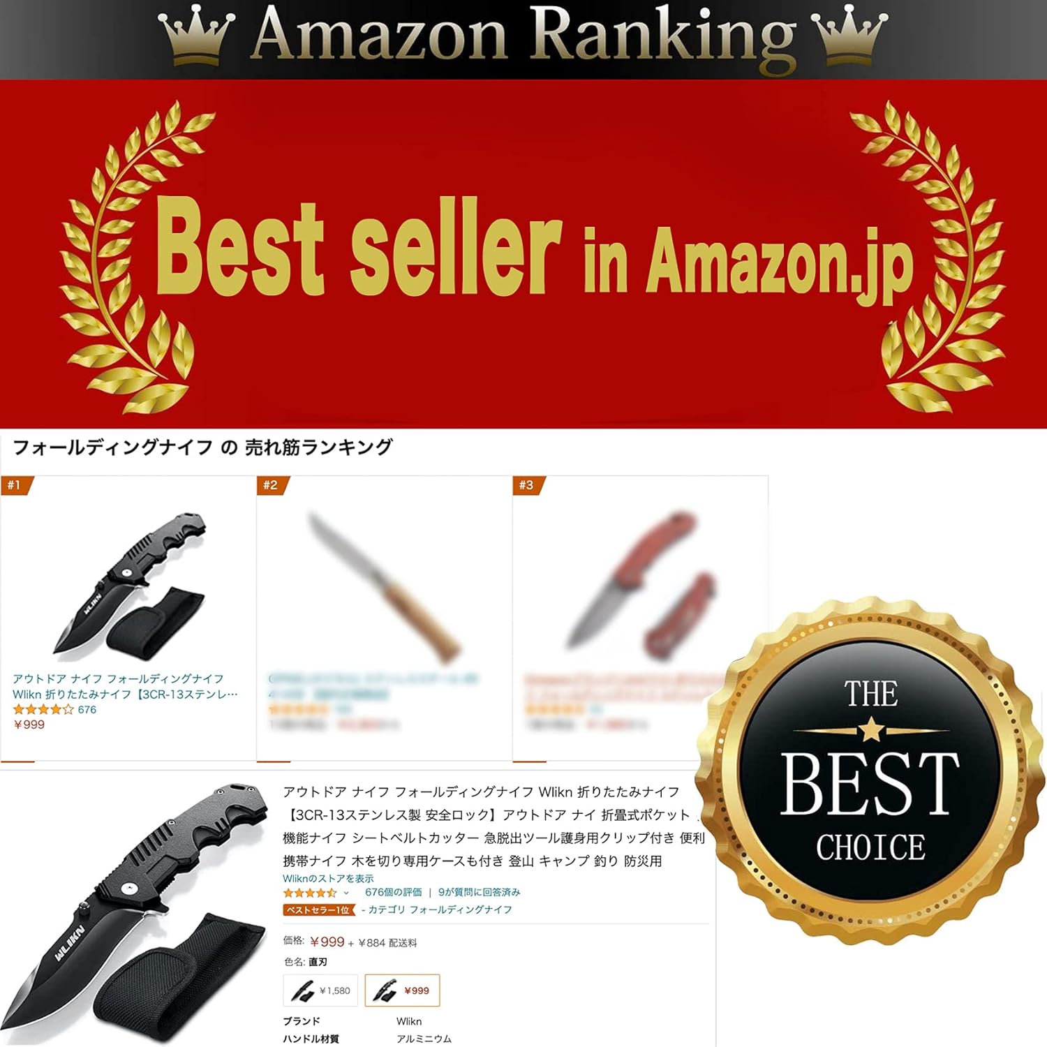 Wlikn Folding Knife Black Assisted Knife with Window Glass Breaker, Folding Pocket Knife : Sports & Outdoors