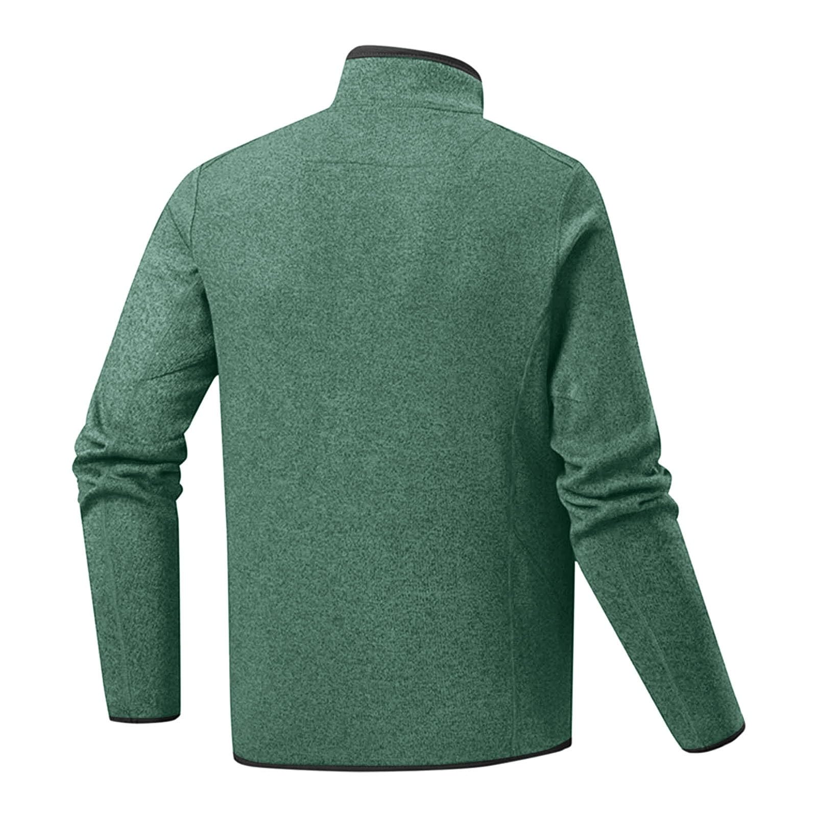 Forro Polar Hombre Tallas Grandes - Chaqueta Deportiva para Hombre Hugh para Exteriores, otoño e Invierno, de Polar.