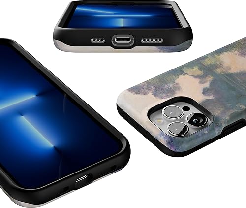 Vista 579 de Casely iPhone 13 Pro Case Compatible with MagSafe Blue Marble Case