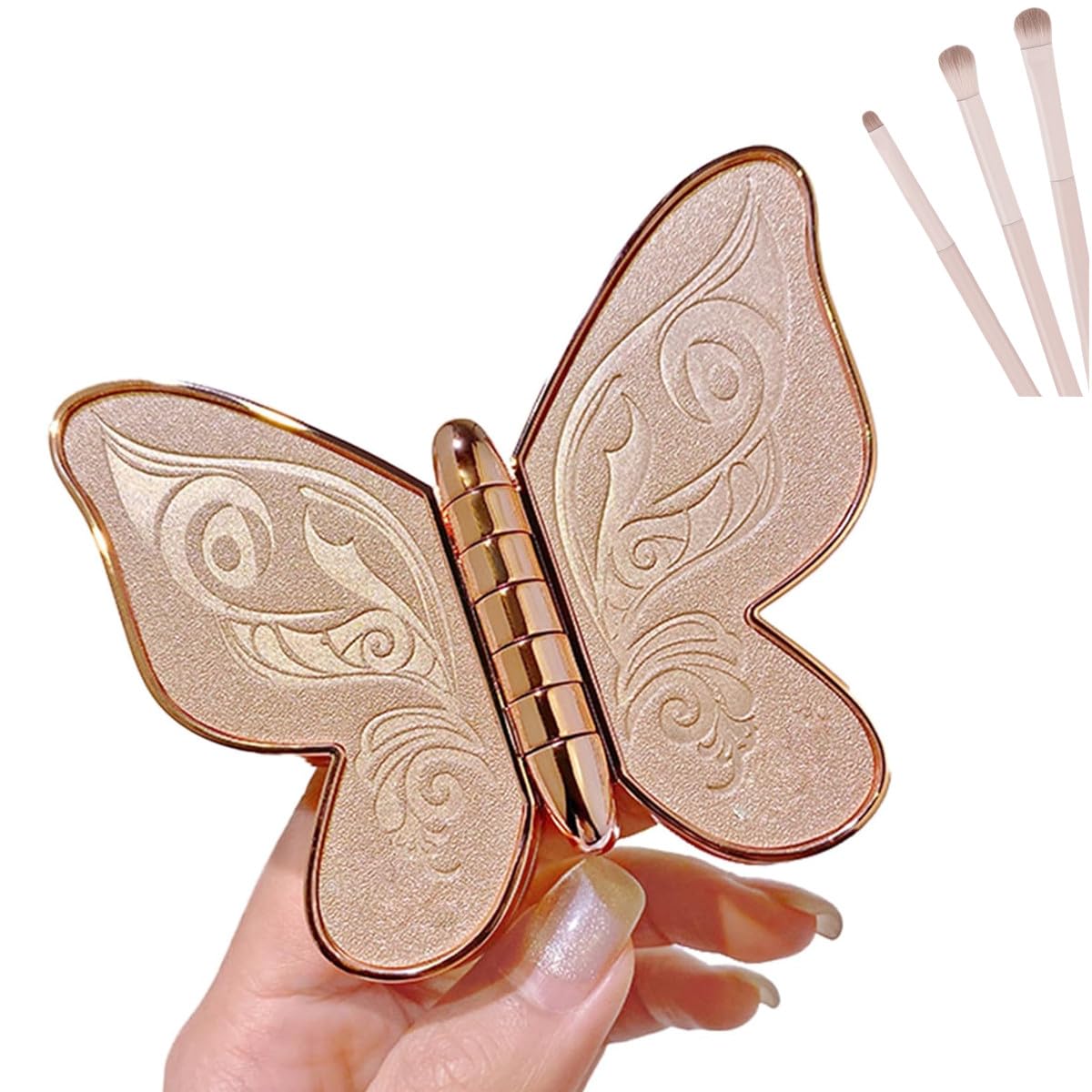 6 Color Creative Animal Eye shadow Palette,Versatile Unique Shape Eye Palette,Waterproof Sweat proof Matte Naturing Looking Cosmetic,for Beginners Travel Everyday Party Makeup (Chocolate)