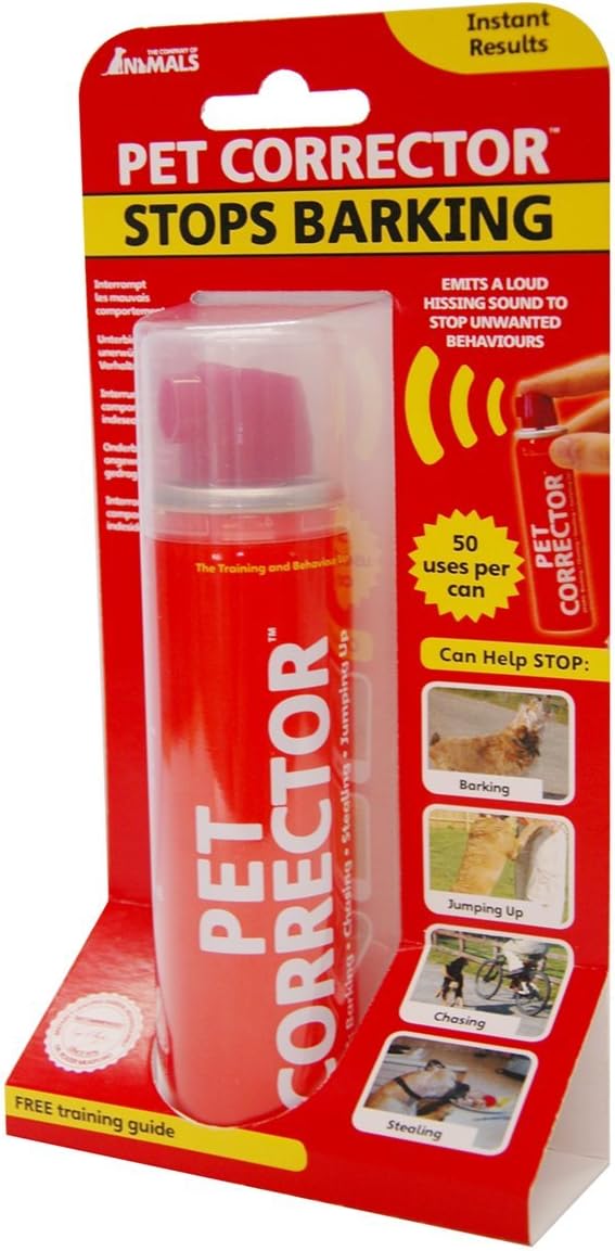 The Company of Animals Pet Corrector Spray for Dogs, Dog Training Spray to Stop Barking and Unwanted Behaviors, Pet Deterrent and Training Spray, 50 ml, Reds (AP00) : The Company of Animals : Pet Supplies