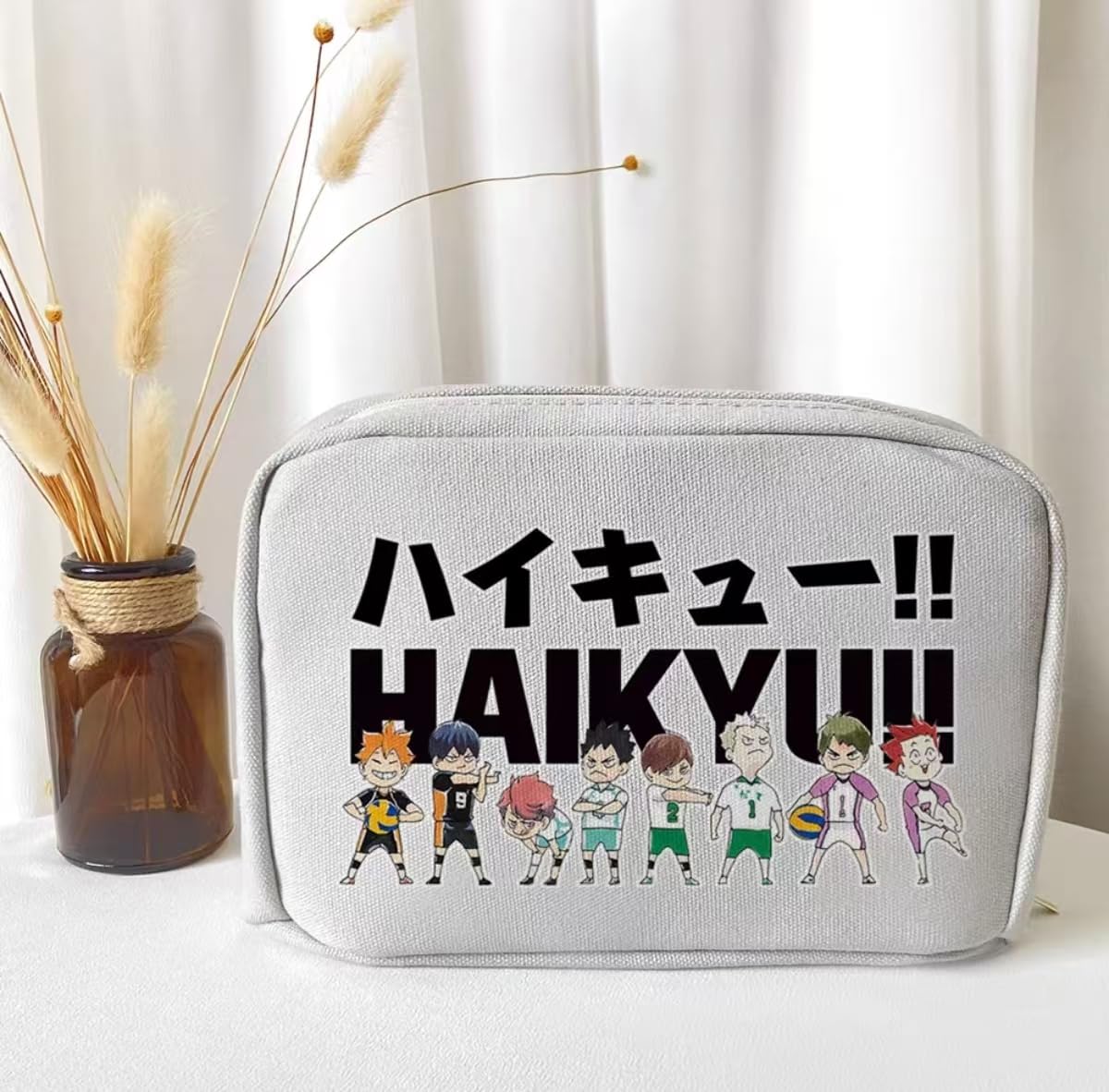 Amazon.co.jp: ハイキュー ペンケース 筆箱 グッズ 烏野 音駒