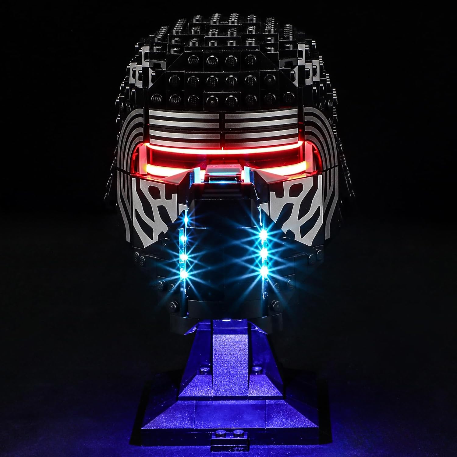 LED Light Kit for Lego Darth Vader Helmet 75304 Set, Compatible with Lego 75304 Building Blocks Model(Not Include Blocks Set)