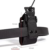 Vista 4 de LUITON Soporte para radio, Walkie Talkie, Molle, bolsa de radio, funda de radio BaoFeng, correa de radio para cinturón de servicio compatible