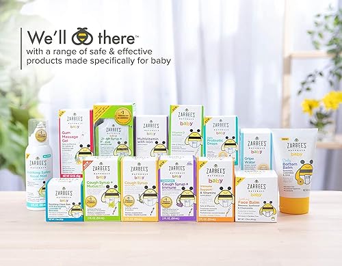 Miniatura 10 de Zarbee's Naturals para bebé, 282, multivitaminas con hierro, incluye vitamins A, C, D, uvaMultivitamin with Iron, includes vitamins A, C, D -
