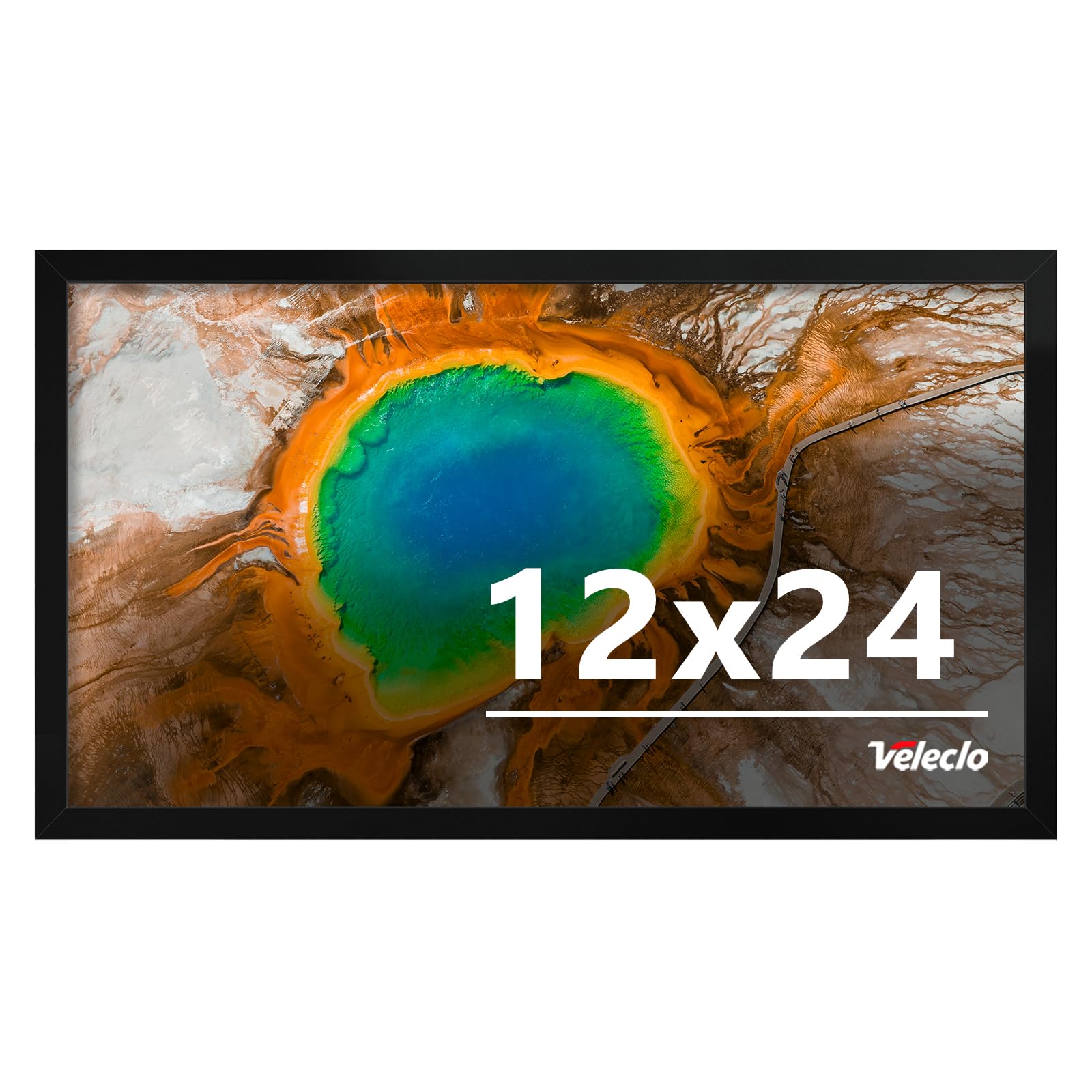 Photo 1 of Veleclo 12x24 Black Picture Frame