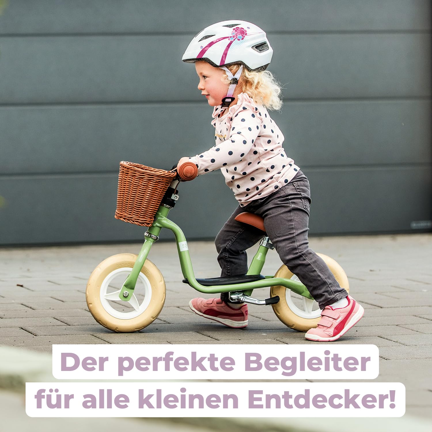 PUKY LR M | Laufrad ab 2 Jahre | sicheres, stylisches Laufrad | Lenker & Sattel höhenverstellbar | mit Trittbrett | für Kinder ab 2 Jahren | mit Lenkerpolster C