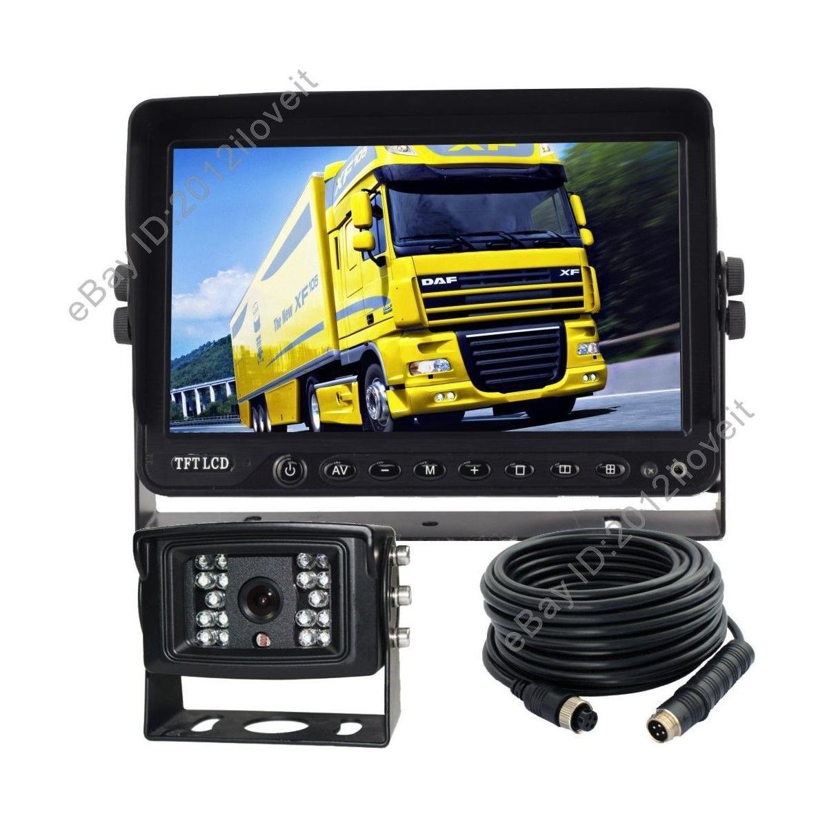 Buy 7" REAR VIEW BACKUP CAMERA SYSTEM CCTV FOR SKID STEER,RV, FORKLIFT