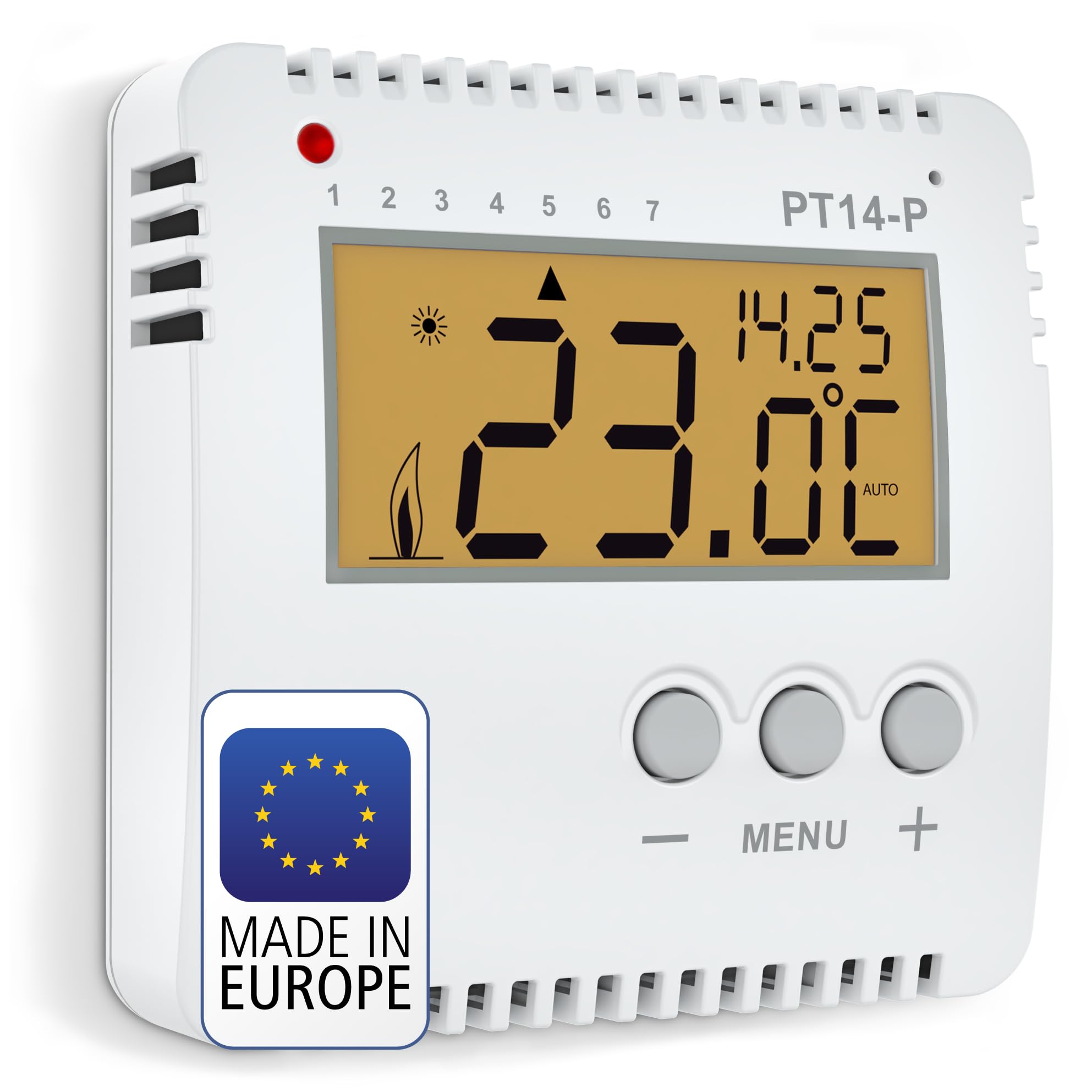 Zone Thermostat de PT14 P programmable pour chauffage électrique 16 A