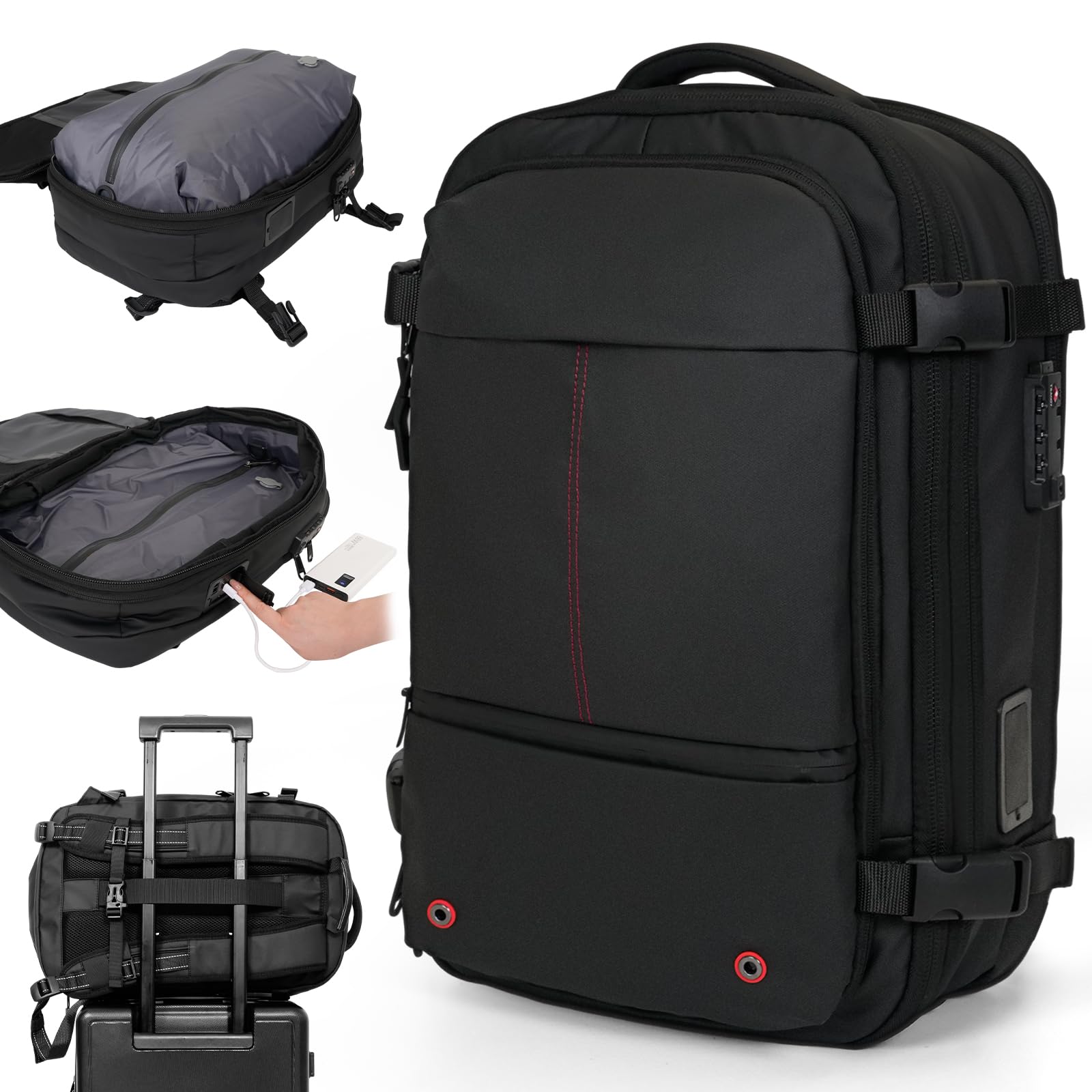 EXPANDABLE BACKPACK I7 パンダブルバックパック Amazon.com : CCUNSZI Vacpack Backpack with Vacuum 60L One-Touch