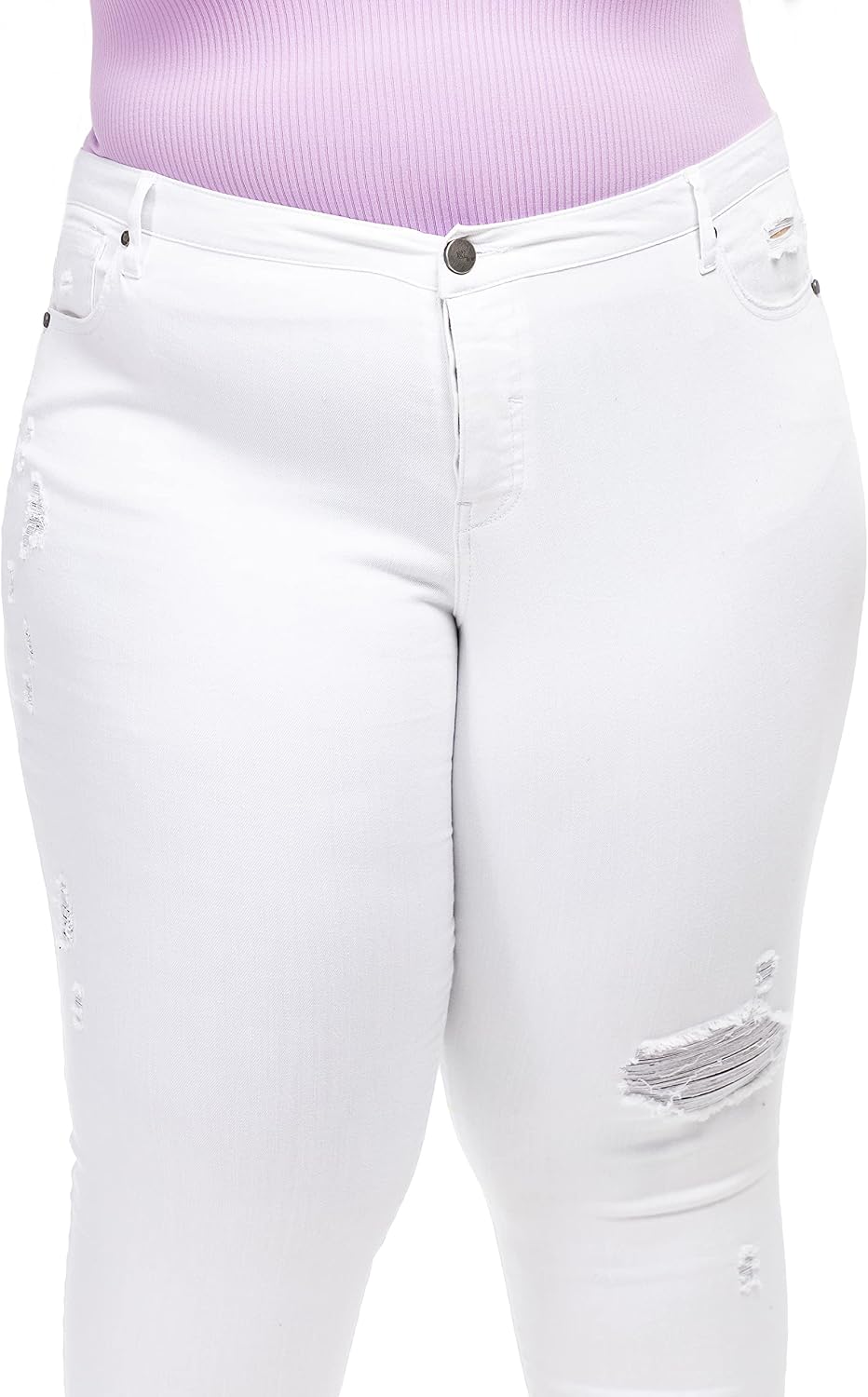 1822 Denim Women's Plus-Size 27" High-Rise Slim Girlfriend Jeans