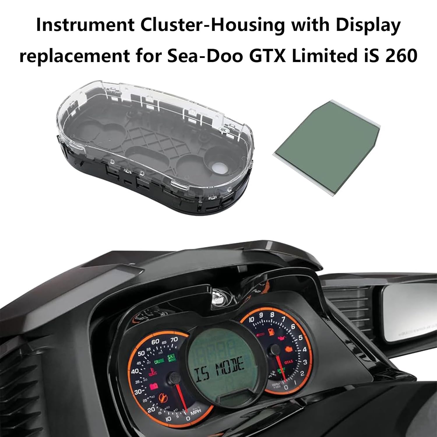 Instrument Cluster Housing Replacement for Sea-Doo 4-Tec GTX RXP RXP-X RXT RXT-X 255 260 300
