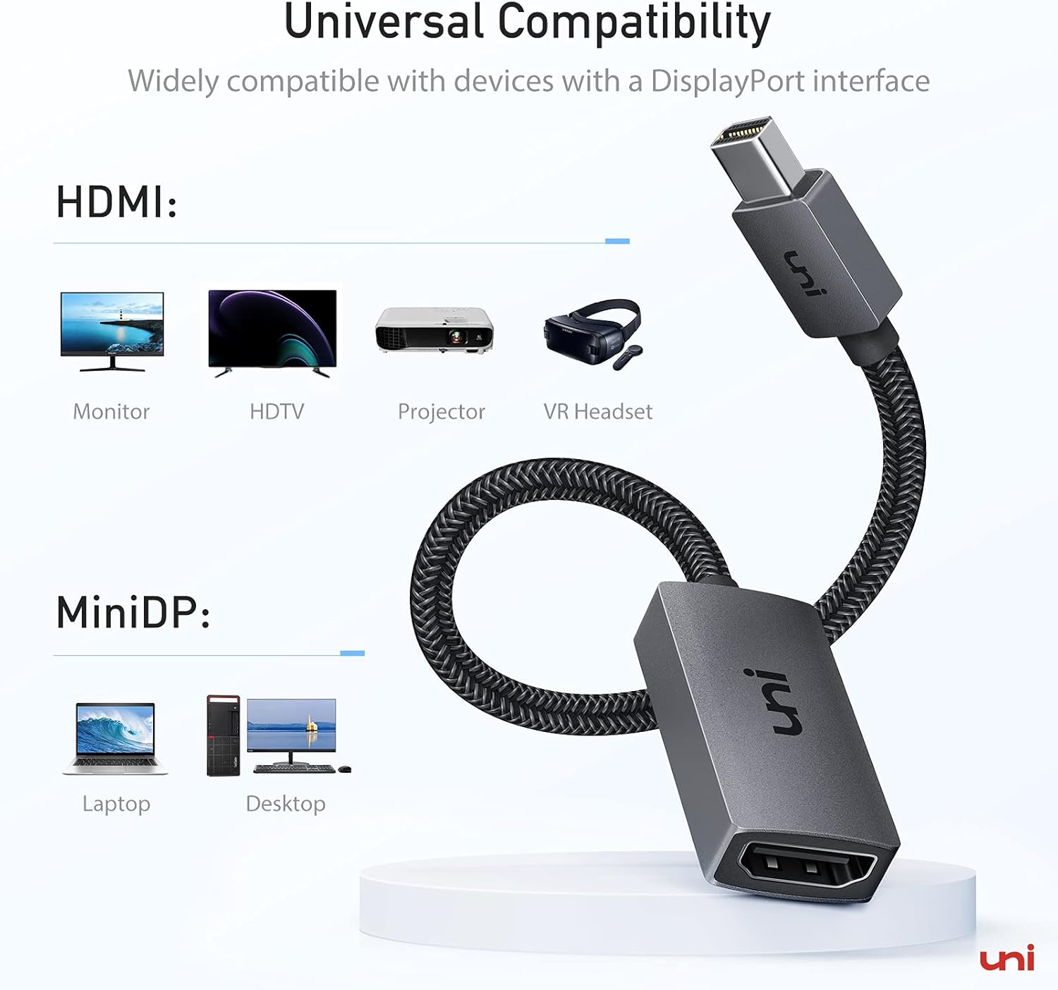 Flаѕh Sаlе Mini DisplayPort to HDMI Adapter, uni Thunderbolt to HDMI Adapter, Compatible with MacBook Air/Pro, iMac, Microsoft Surface Pro/Laptop, ThinkPad Helix, Monitor, Projector, More - Gray Nеw Prоduсt Mini DisplayPort to HDMI Adapter, uni Thunderbolt to HDMI Adapter, Compatible with MacBook Air/Pro, iMac, Microsoft Surface Pro/Laptop, ThinkPad Helix, Monitor, Projector, More - Gray