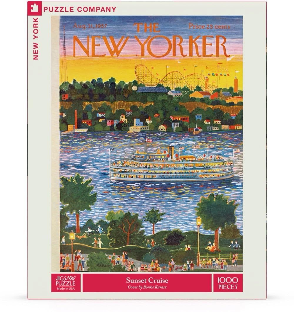 Amazon.com: New York Puzzle Company - New Yorker Sunset Cruise