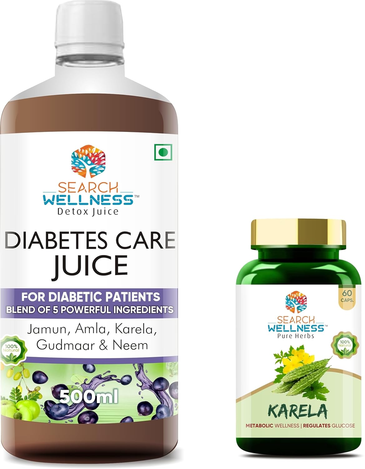 Diabetes Care 500 ml Juice & Karela CP
