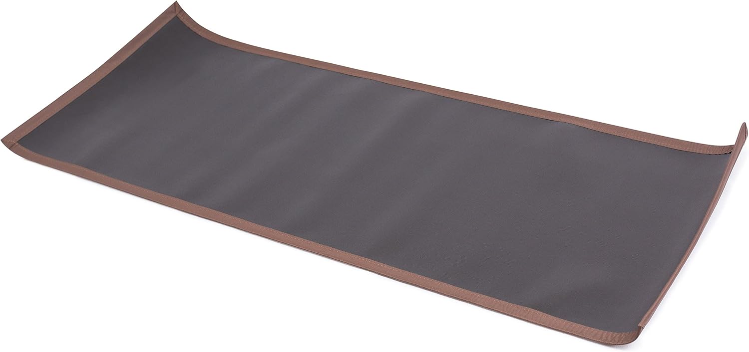 BIRDROCK HOME Indoor/Outdoor Floor Runner Rug - Non-Slip Rubber Backing for Kitchen, Hallway, Living Room, Porch, Bathroom, Office - 24 x 60 Inches - Brown Rug Runner for Entryway and Dining Room