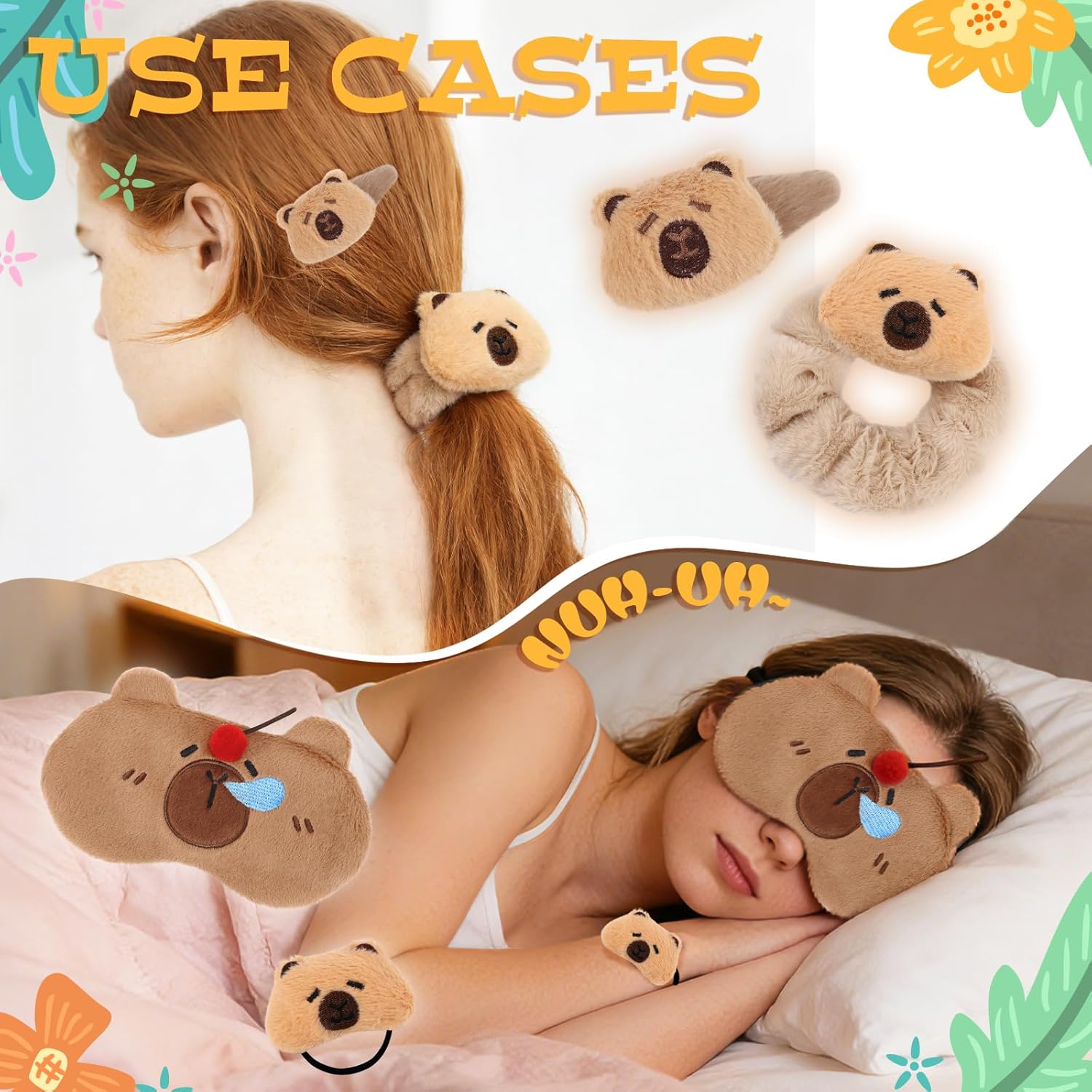 HWING Capybara Gifts for Kids Teens Boys Girls, Cute Birthday Easter Basket Stuffers, Mother's Day Gifts for Women Mom Girlfriend Wife Sister, Capybara Easter Funny Anniversary Friendship Gift