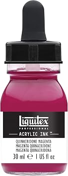 Liquitex Professional Acrylic Ink, 1-oz Jar, Quinacridone Magenta