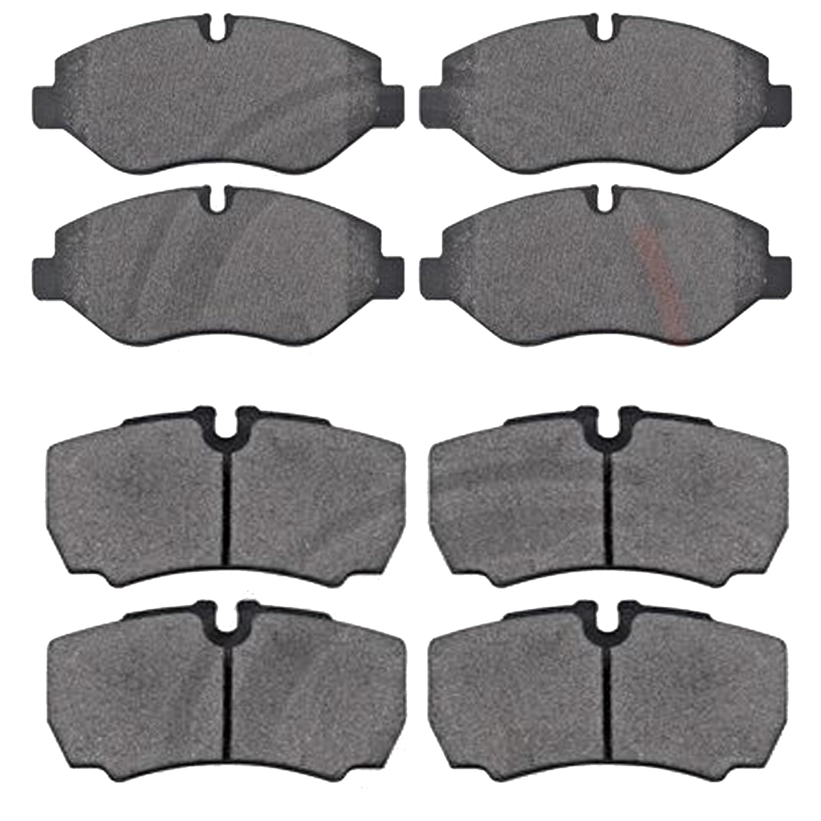 KIT PASTIGLIE FRENO ANTERIORI E POSTERIORI compatibile con AUDI Q5 (8RB) | PASTIGLIE FRENANTI AUTO OEM FDB4044;FDB4908,FDB4050 | SOSTITUZIONE DIRETTA | BASSA POLVERE | SILENZIOSO